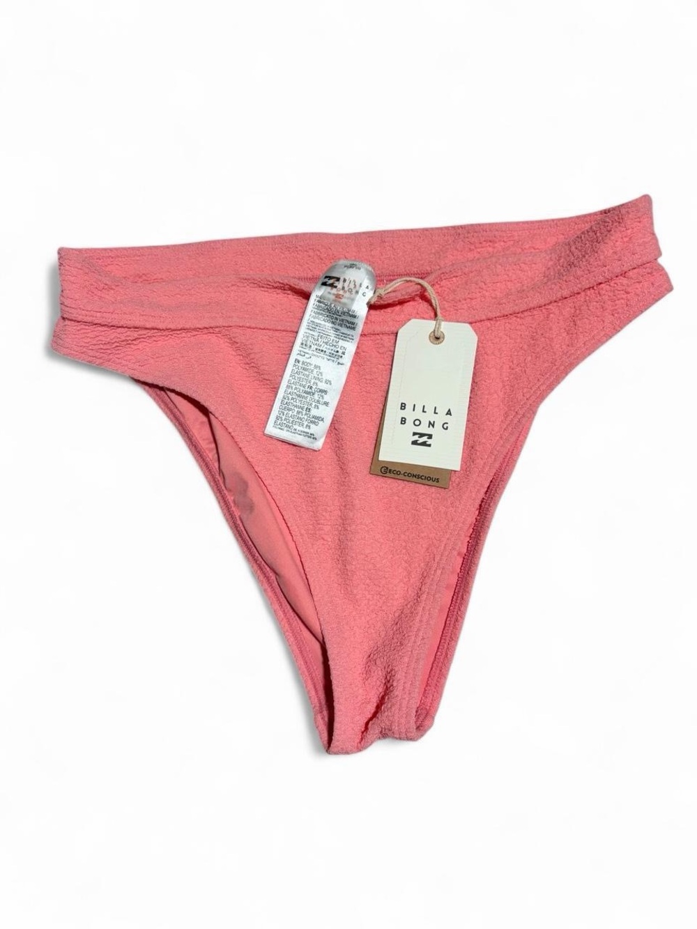 Billabong “So Dazed Maui Rider” high waisted pink bikini bottoms NWT - Picture 3 of 5